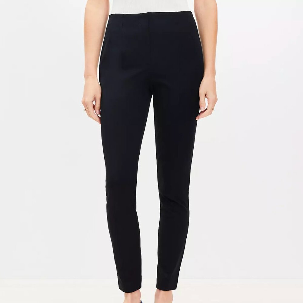 LOFT High Waist Skinny Pant - Gray